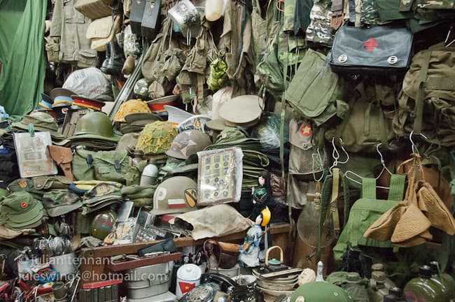 Upcycled military goods